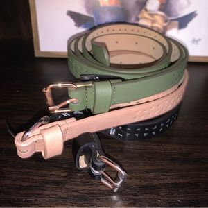 3 pack of Torrid belts.